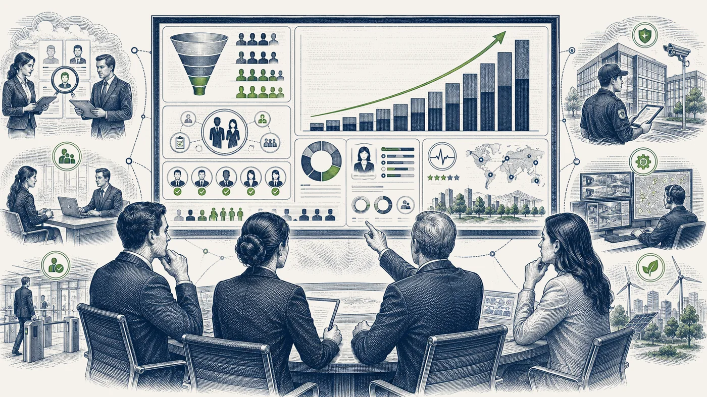 Dashboard executivo de indicadores